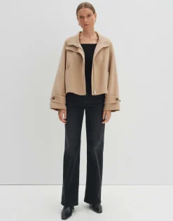Korte Jas Varah Detail Beige Online Bestellen*OPUS Discount