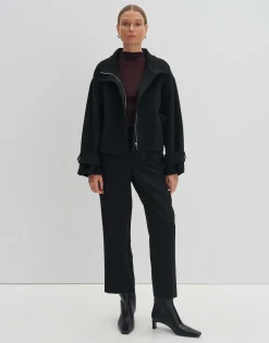 Korte Jas Varah Detail Zwart Online Bestellen*OPUS Best Sale