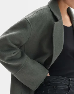Korte Mantel Hatilde Groen Online Bestellen*OPUS Store