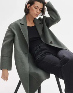 Korte Mantel Hatilde Groen Online Bestellen*OPUS Store