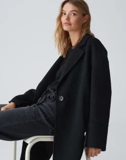 Korte Mantel Hatilde Zwart Online Bestellen*OPUS Outlet