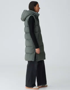 Lange Bodywarmer Wigilo Groen Online Bestellen*OPUS Store