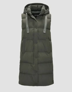 Lange Bodywarmer Wigilo Groen Online Bestellen*OPUS Store