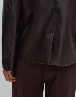 Leren Blazer Noebe Rood Online Bestellen*OPUS Outlet