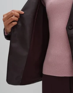 Leren Blazer Noebe Rood Online Bestellen*OPUS Outlet