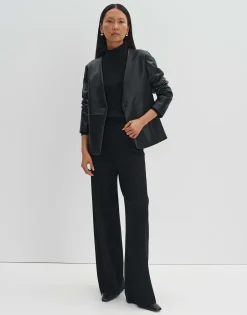 Leren Blazer Noebe Zwart Online Bestellen*OPUS Outlet