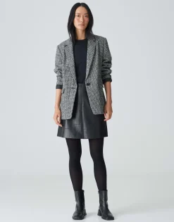 Leren Rok Romela Zwart Online Bestellen*OPUS Outlet