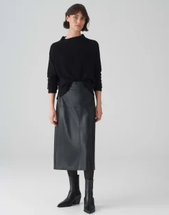 Leren Rok Rufani Zwart Online Bestellen*OPUS Store