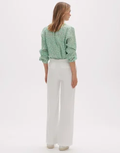 Linnen Broek Milis Wit Online Bestellen*OPUS Online