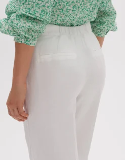 Linnen Broek Milis Wit Online Bestellen*OPUS Online