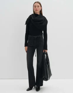 Long Flared Jeans Carie French Grijs Online Bestellen*OPUS Discount