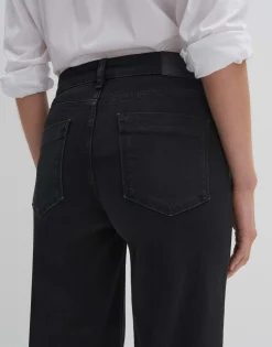 Long Flared Jeans Carie Iconic Zwart Online Bestellen*OPUS Clearance