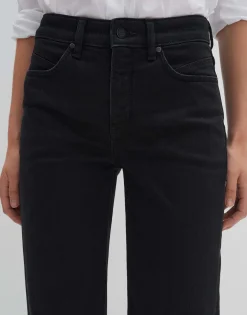 Long Flared Jeans Carie Iconic Zwart Online Bestellen*OPUS Clearance