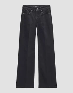 Long Flared Jeans Carie Iconic Zwart Online Bestellen*OPUS Clearance