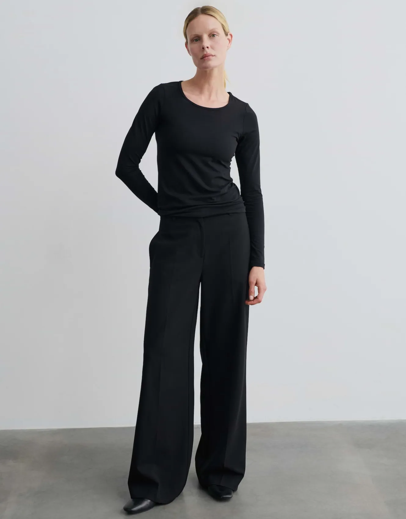 Longsleeve Kalia Zwart Online Bestellen*OPUS Best Sale