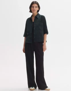 Overhemdblouse Failisa Groen Online Bestellen*OPUS Flash Sale