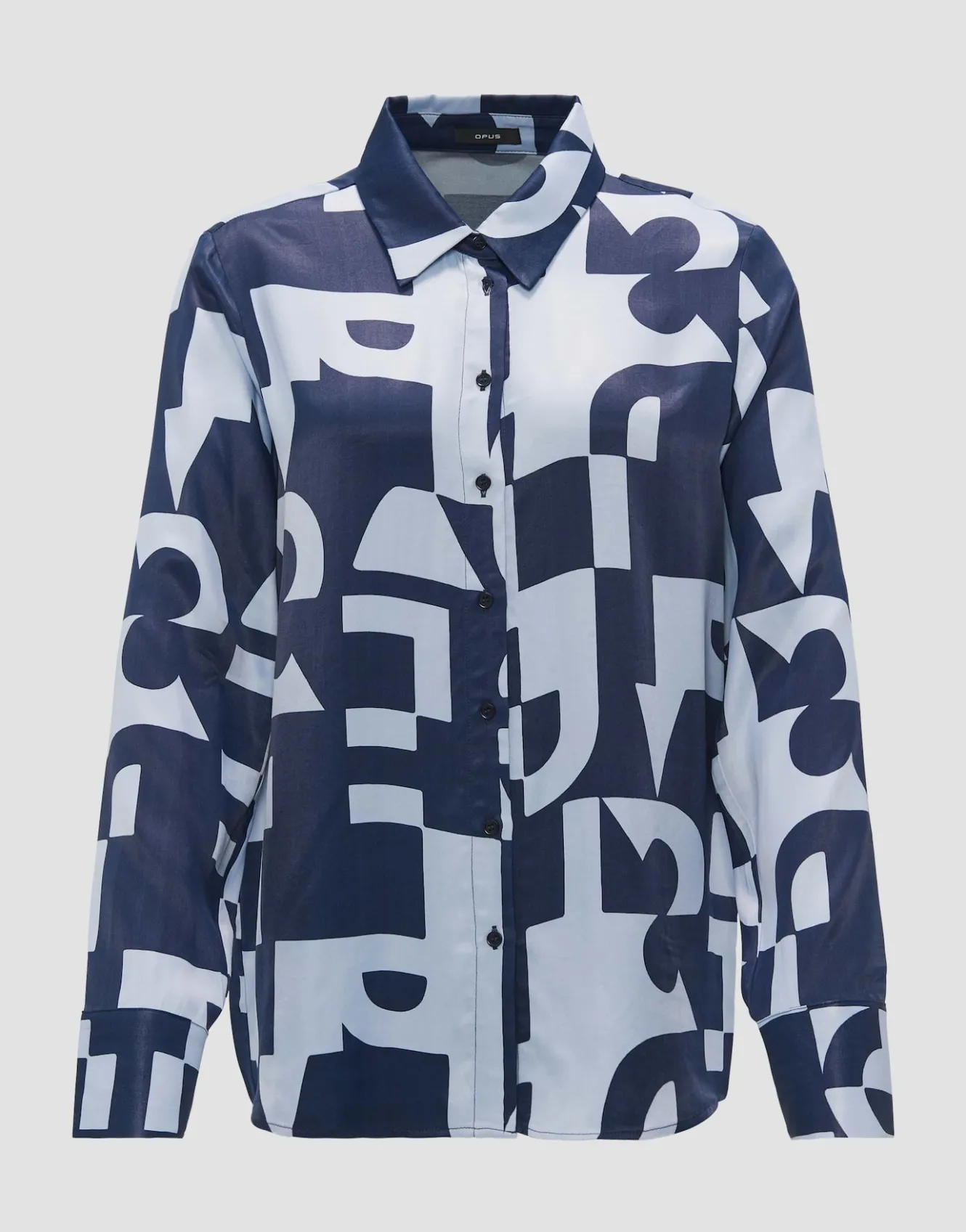 Overhemdblouse Falkina Bold Blauw Online Bestellen*OPUS Sale