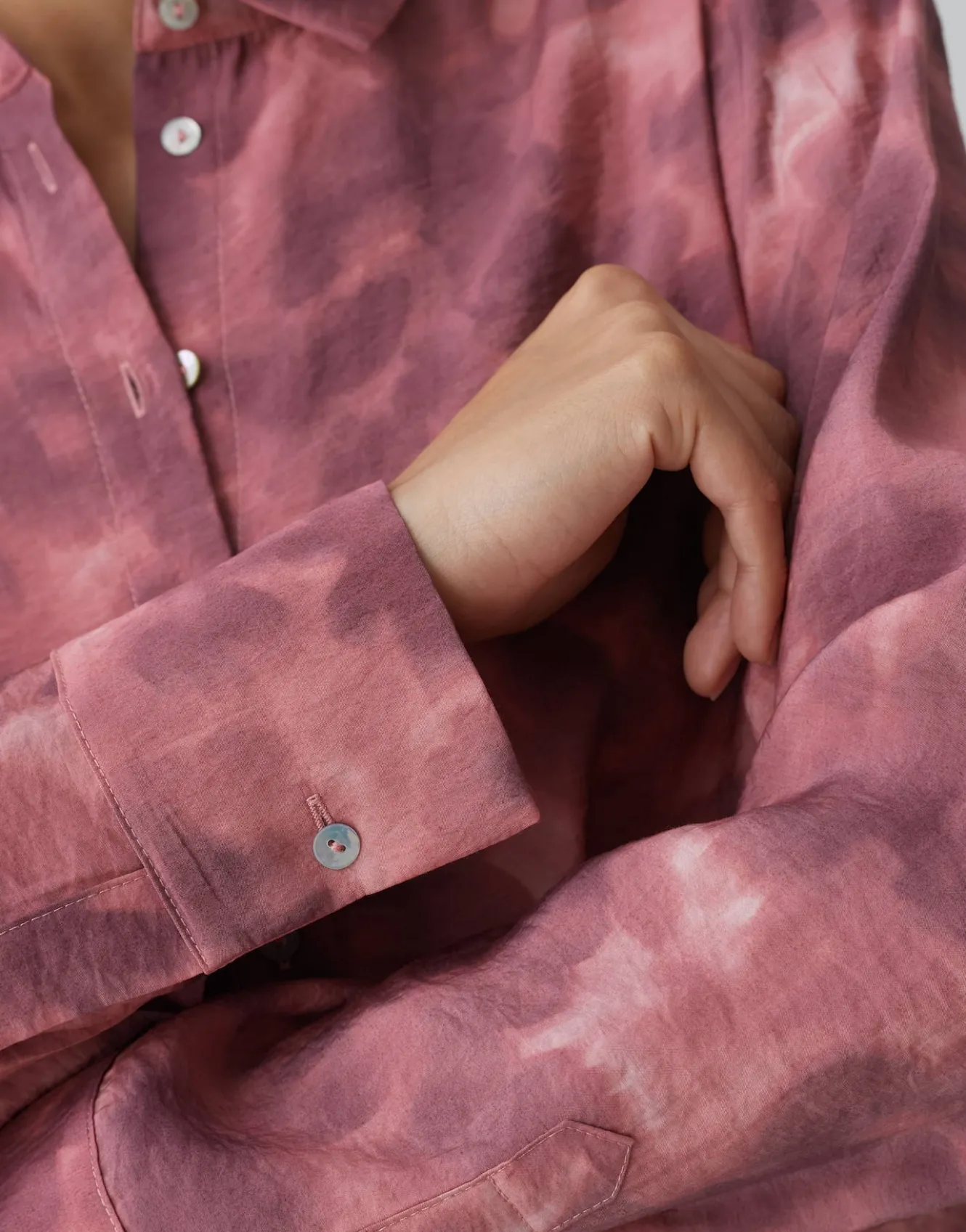 Overhemdblouse Falkina Faded Roze Online Bestellen*OPUS Store