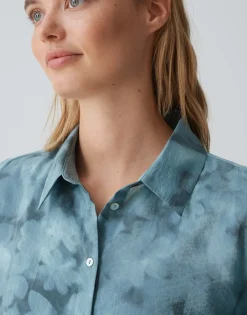 Overhemdblouse Falkina Faded Blauw Online Bestellen*OPUS New