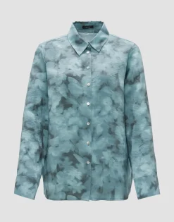 Overhemdblouse Falkina Faded Blauw Online Bestellen*OPUS New
