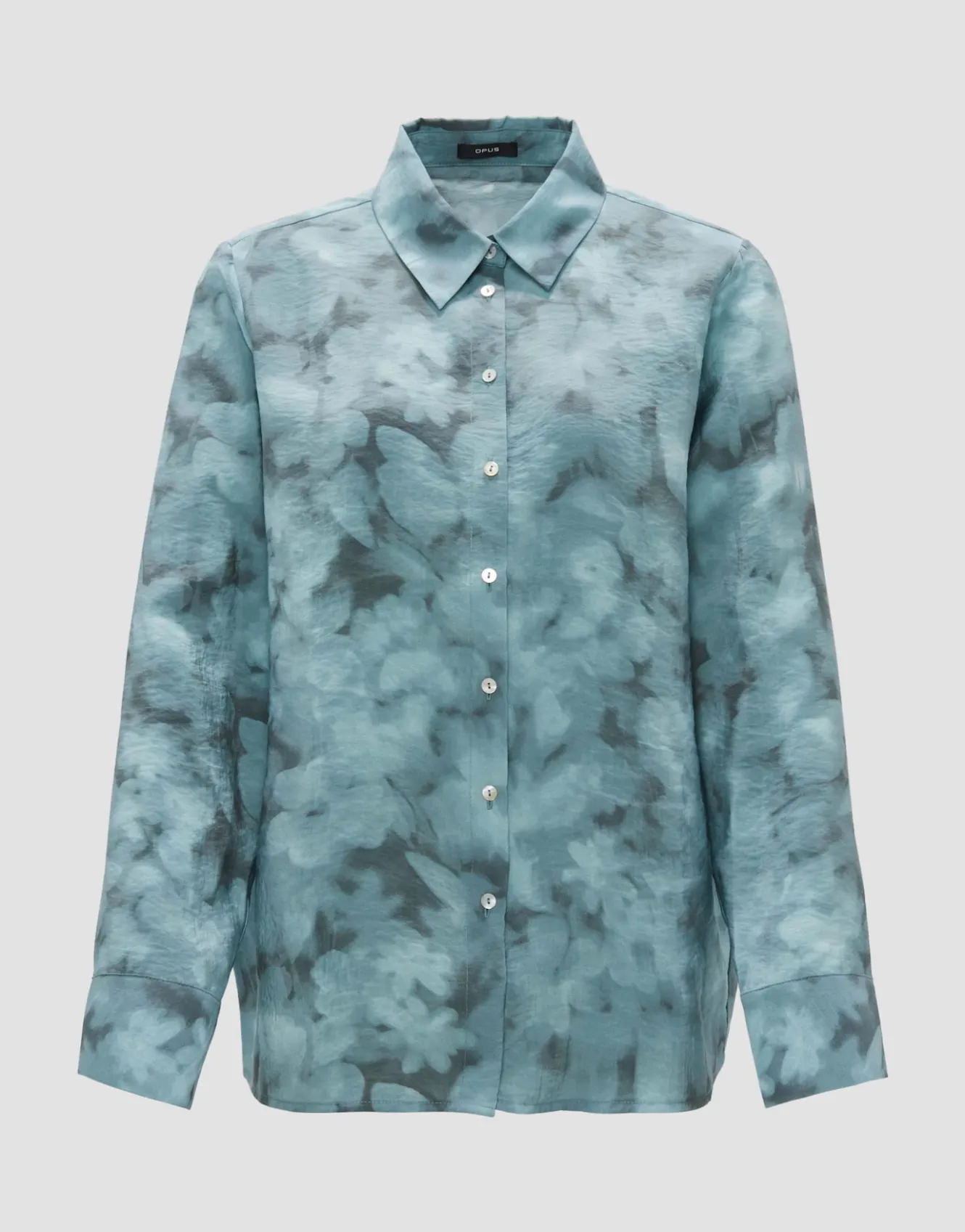 Overhemdblouse Falkina Faded Blauw Online Bestellen*OPUS New