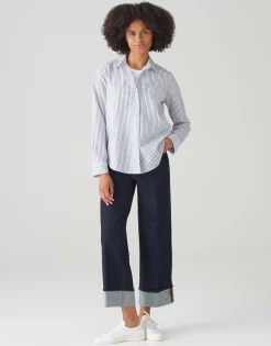 Overhemdblouse Fanile Blauw Online Bestellen*OPUS Best Sale