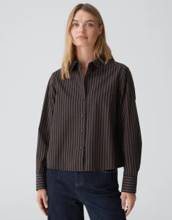 Overhemdblouse Febula Blauw Online Bestellen*OPUS Outlet