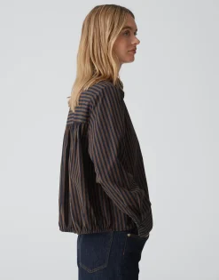 Overhemdblouse Febula Blauw Online Bestellen*OPUS Outlet