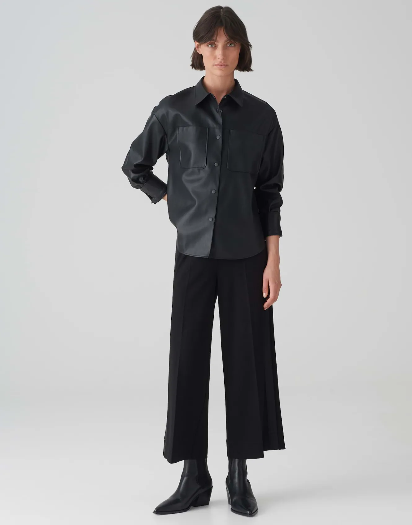Overhemdblouse Firius Zwart Online Bestellen*OPUS Best Sale