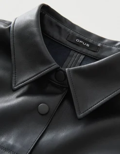 Overhemdblouse Firius Zwart Online Bestellen*OPUS Best Sale