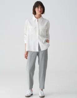 Overhemdblouse Flara Wit Online Bestellen*OPUS Outlet