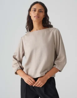 Overhemd Blouse Flixi Bruin Online Bestellen*OPUS Online