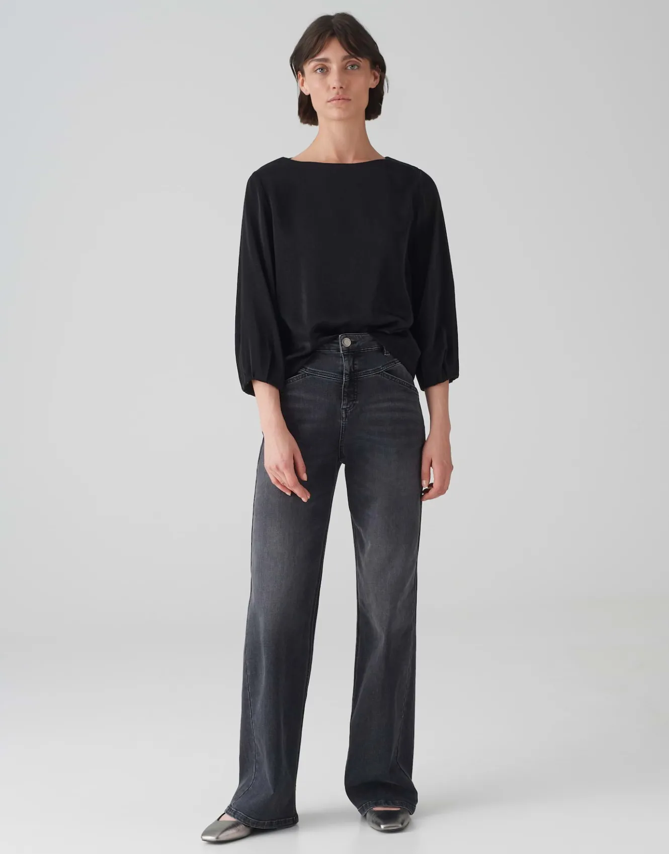 Overhemd Blouse Flixi Zwart Online Bestellen*OPUS Discount