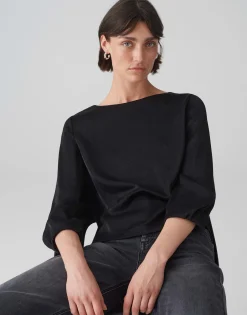 Overhemd Blouse Flixi Zwart Online Bestellen*OPUS Discount