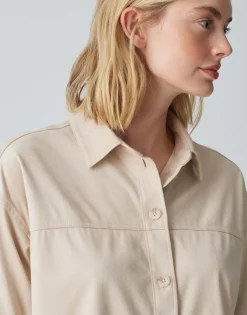 Overhemdblouse Fontega Beige Online Bestellen*OPUS Cheap
