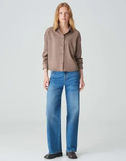 Overhemdblouse Fontega Bruin Online Bestellen*OPUS Store