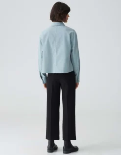 Overhemdblouse Froni Blauw Online Bestellen*OPUS Discount