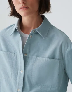Overhemdblouse Froni Blauw Online Bestellen*OPUS Discount