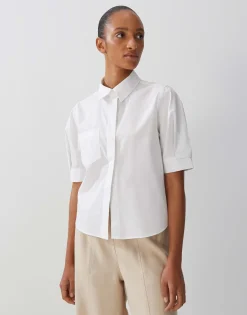 Overhemdblouse Zederike Wit Online Bestellen*OPUS Online