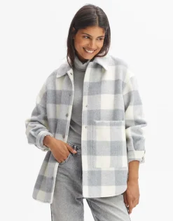 Overhemd Julola Check Grijs Online Bestellen*OPUS Clearance