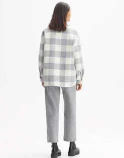 Overhemd Julola Check Grijs Online Bestellen*OPUS Clearance