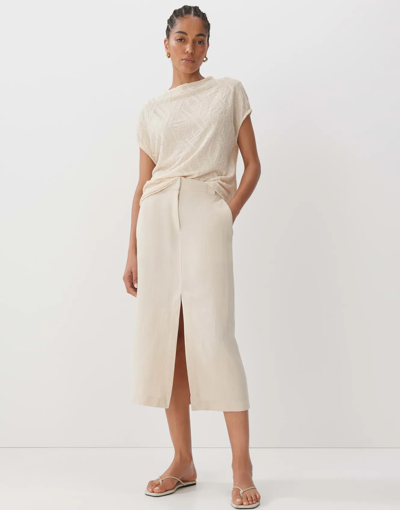 Overhemd Kilaja Beige Online Bestellen*OPUS Sale