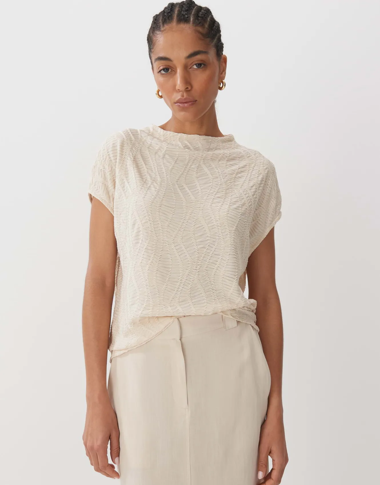 Overhemd Kilaja Beige Online Bestellen*OPUS Sale