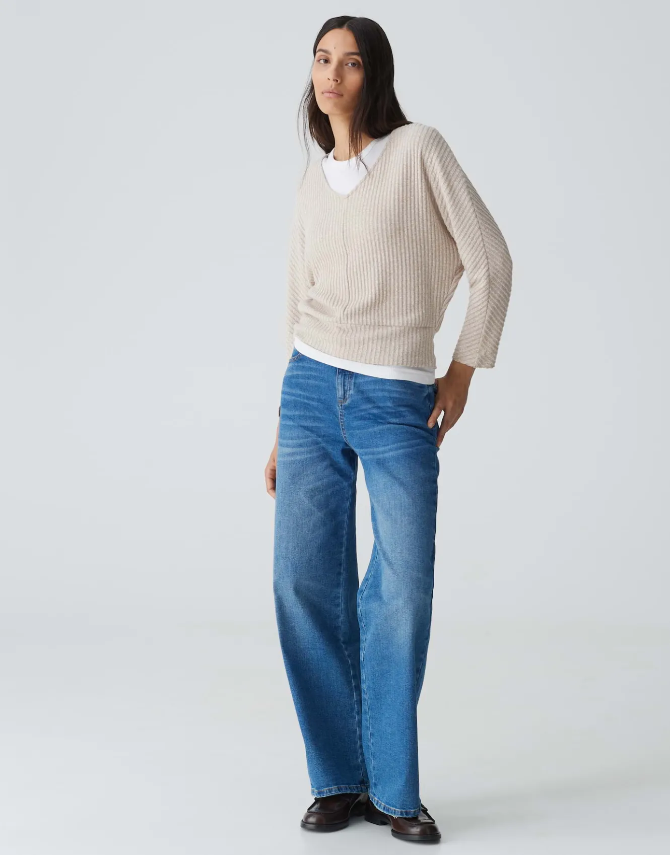 Overhemd Sococo Beige Online Bestellen*OPUS Discount