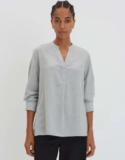 Oversized Blouse Zanell Grijs Online Bestellen*OPUS Cheap
