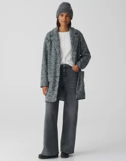 Oversized Mantel Halilo Remix Zwart Online Bestellen*OPUS Sale