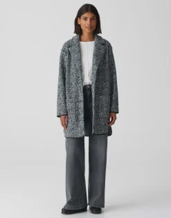 Oversized Mantel Halilo Remix Zwart Online Bestellen*OPUS Sale