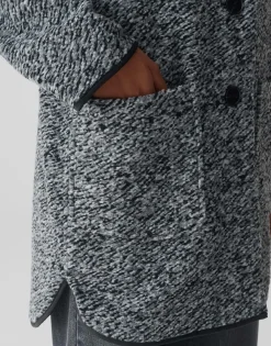 Oversized Mantel Halilo Remix Zwart Online Bestellen*OPUS Sale