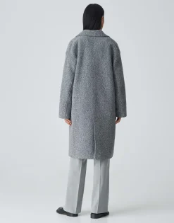 Oversized Mantel Hannie Grijs Online Bestellen*OPUS New