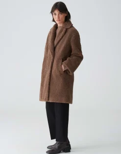 Oversized Mantel Honise Bruin Online Bestellen*OPUS Fashion